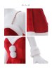 画像31: 【即日発送！】【サンタコス 4点セット】【S-Lサイズ/2カラー】ポンチョ付きフレアサンタコスプレ[OF04] (31)