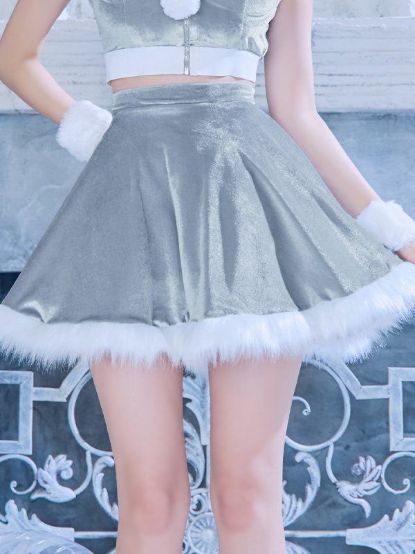 画像23: 【即日発送】【サンタコス 5点セット】【XS-XLサイズ/4カラー】セットアップバニーフレアサンタ[YMT]