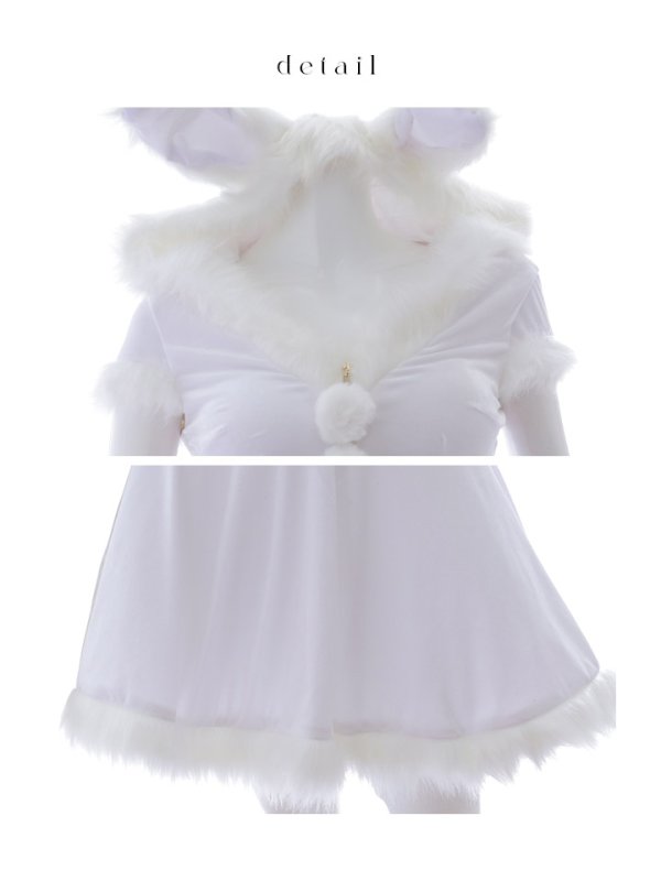 画像35: 【即日発送】【サンタコス 5点セット】【XS-XLサイズ/4カラー】セットアップバニーフレアサンタ[YMT]