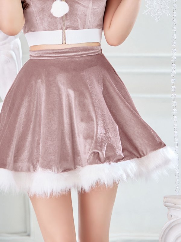 画像14: 【即日発送】【サンタコス 5点セット】【XS-XLサイズ/4カラー】セットアップバニーフレアサンタ[OF04]