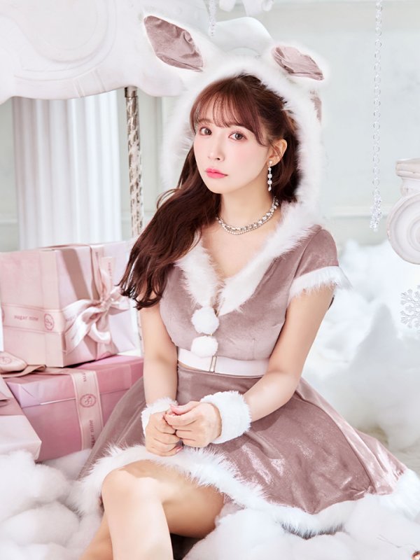 画像16: 【即日発送】【サンタコス 5点セット】【XS-XLサイズ/4カラー】セットアップバニーフレアサンタ[OF04]