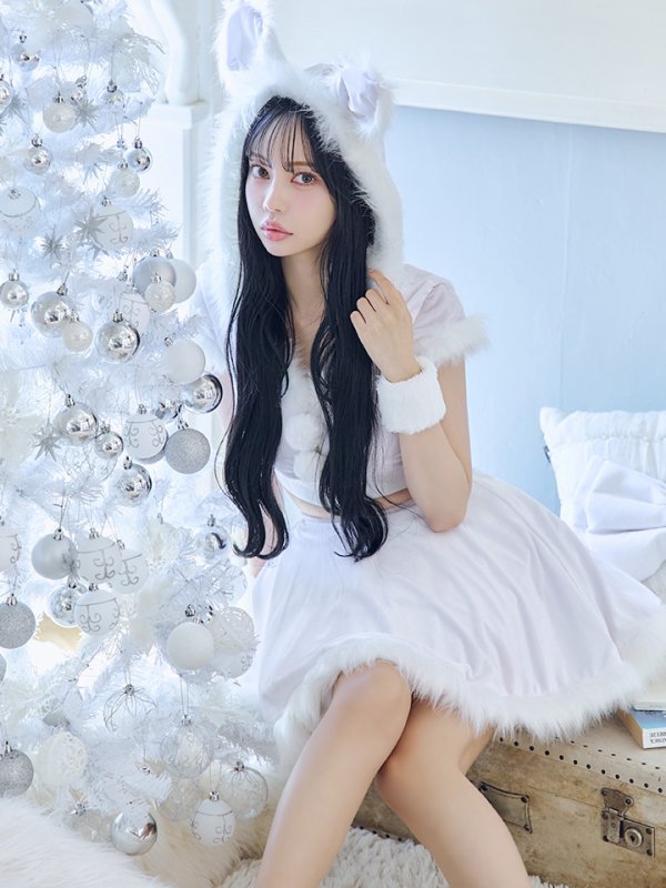 画像15: 【即日発送】【サンタコス 5点セット】【XS-XLサイズ/4カラー】セットアップバニーフレアサンタ[OF03]