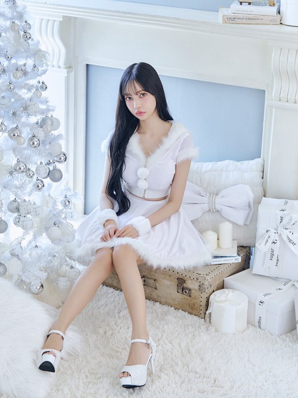 画像21: 【即日発送】【サンタコス 5点セット】【XS-XLサイズ/4カラー】セットアップバニーフレアサンタ[OF03]