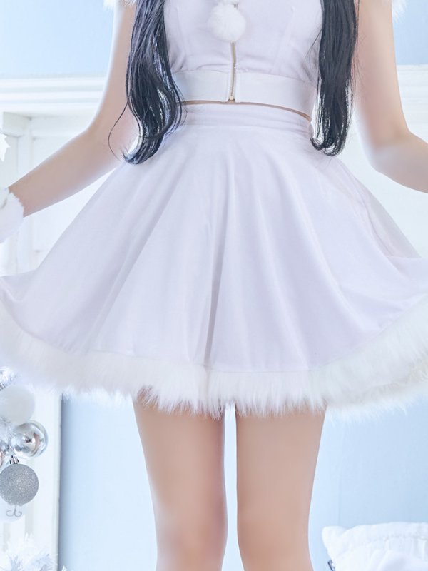 画像10: 【即日発送】【サンタコス 5点セット】【XS-XLサイズ/4カラー】セットアップバニーフレアサンタ[OF03]