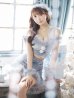 画像1: 【即日発送！】【サンタコス 5点セット】【XS-XLサイズ/3カラー】セットアップフレアミニサンタ[YMT] (1)