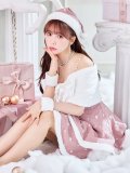 【即日発送！】【サンタコス 5点セット】【XS-XLサイズ/3カラー】ケープ付きフレアサンタコスプレ[YMT]