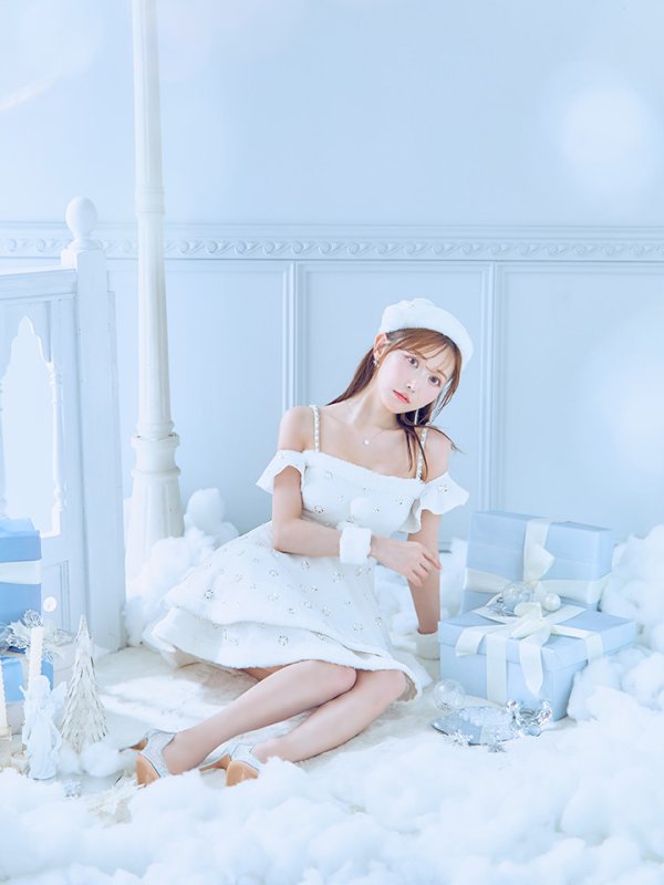 画像22: 【ノベルティ対象】【即日発送！】【サンタコス 5点セット】【XS-XLサイズ/3カラー】ケープ付きフレアサンタコスプレ[YMT]