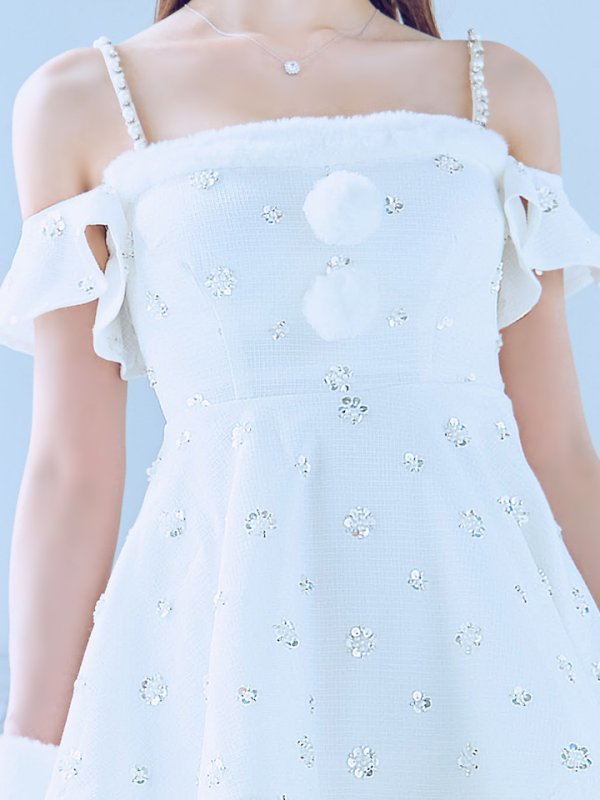 画像10: 【ノベルティ対象】【即日発送！】【サンタコス 5点セット】【XS-XLサイズ/3カラー】ケープ付きフレアサンタコスプレ[YMT]