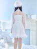 画像15: 【即日発送！】【サンタコス 4点セット】【XS-XLサイズ/2カラー】チュールロングスリーブハイネックサンタ[YMT]