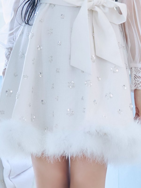 画像17: 【即日発送！】【サンタコス 4点セット】【XS-XLサイズ/2カラー】チュールロングスリーブハイネックサンタ[OF04]