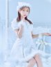 画像16: 【即日発送！】【サンタコス 4点セット】【XS-XLサイズ/3カラー】ツイードビジュープリーツスカートサンタコスプレ[YMT]
