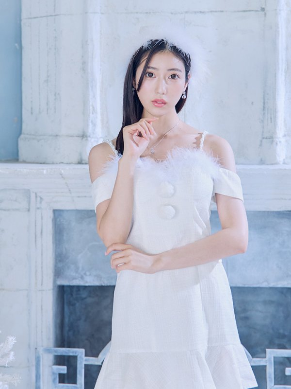 画像23: 【即日発送】【サンタコス 5点セット】【S-Lサイズ/1カラー】ポンチョ付きベアトップマーメイドスカートサンタコスプレ[OF04]