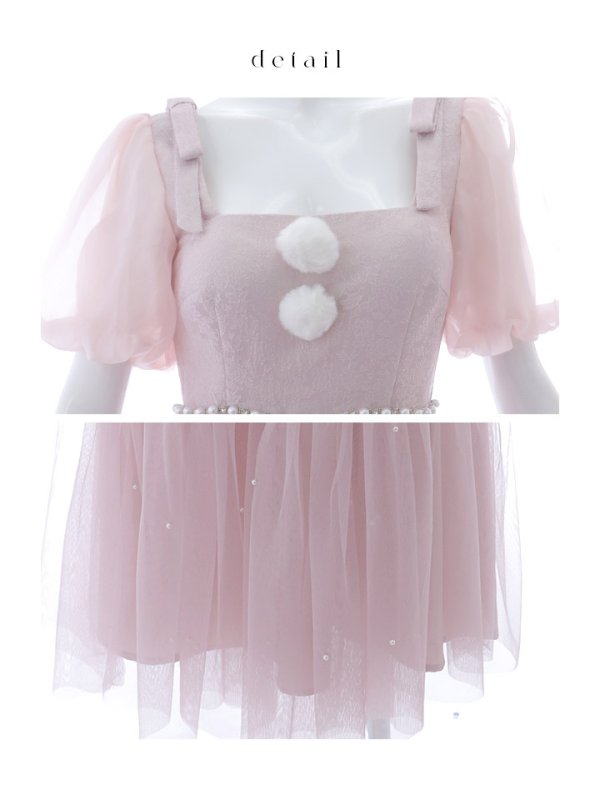 画像15: 【サンタセール！】【サンタコス4点セット】【S-Lサイズ/1カラー】ジャガードチュールサンタコスプレ[YMT]