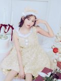 【即日発送！】【サンタコス 4点セット】【S-Mサイズ/2カラー】立体ローズショートインスカートサンタコスプレ[YMT]