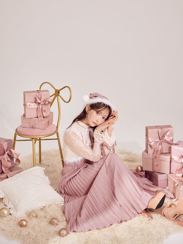 画像18: 【ノベルティ対象】【即日発送！】【サンタコス 4点セット】【S-Lサイズ/1カラー】ボレロ付きワンピースサンタ[OF01]