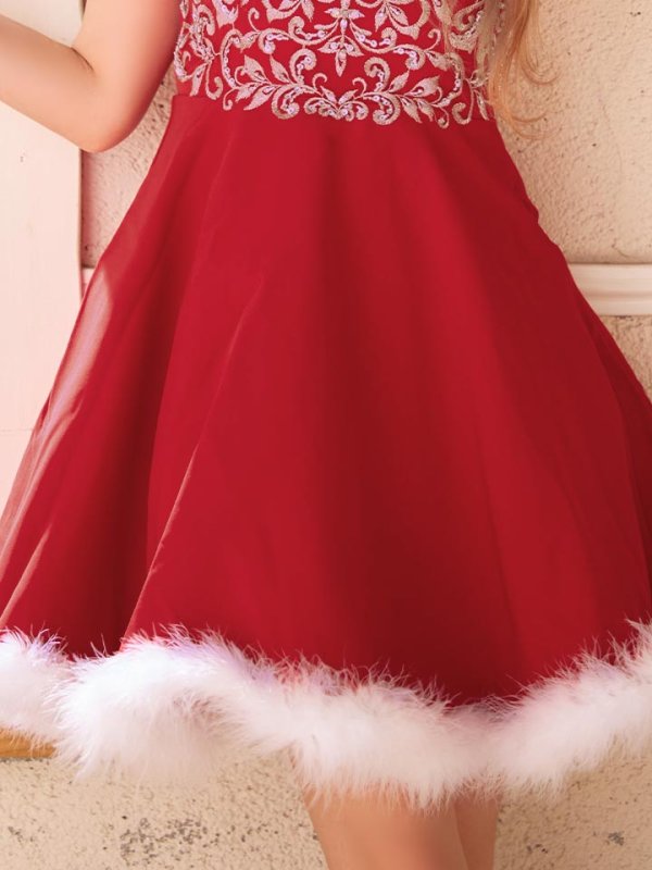 画像16: 【サンタセール！】高級ライン☆ゴージャスビジュー刺繍フレアサンタ【sugar nine サンタコス 4点セット】【S-Mサイズ/1カラー】[OF04]