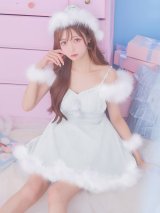 【即日発送！】【S-Lサイズ/3カラー】フレアチュールサンタコスプレ[OF04]