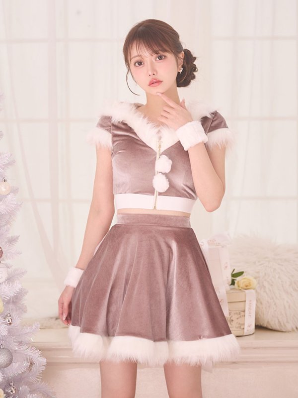 画像22: 【即日発送】【サンタコス 5点セット】【XS-XLサイズ/4カラー】セットアップバニーフレアサンタ[OF04]