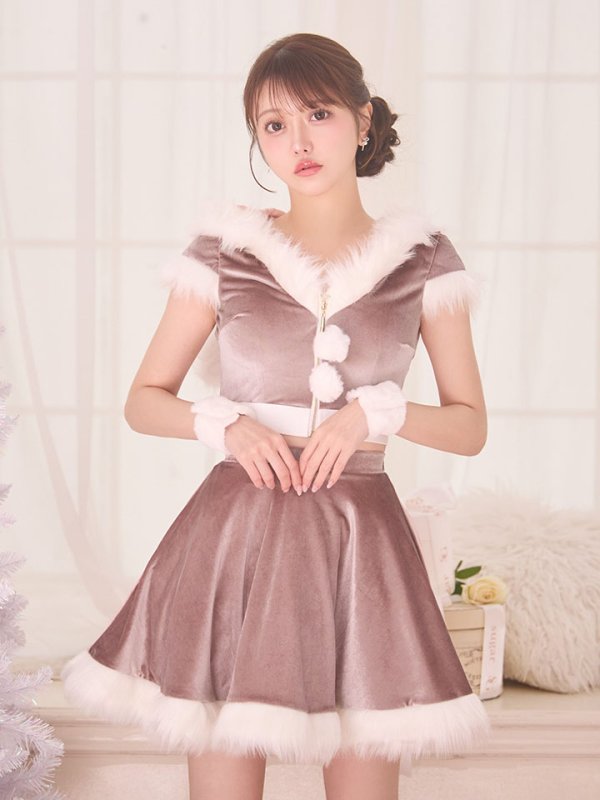 画像24: 【即日発送】【サンタコス 5点セット】【XS-XLサイズ/4カラー】セットアップバニーフレアサンタ[OF04]