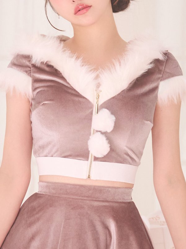 画像30: 【即日発送】【サンタコス 5点セット】【XS-XLサイズ/4カラー】セットアップバニーフレアサンタ[OF04]