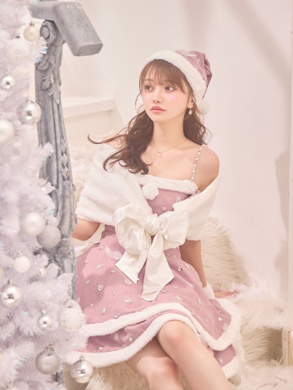 画像21: 【即日発送！】【サンタコス 5点セット】【XS-XLサイズ/4カラー】ケープ付きフレアサンタコスプレ[OF04]