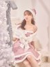 画像21: 【即日発送！】【サンタコス 5点セット】【XS-XLサイズ/4カラー】ケープ付きフレアサンタコスプレ[OF04] (21)