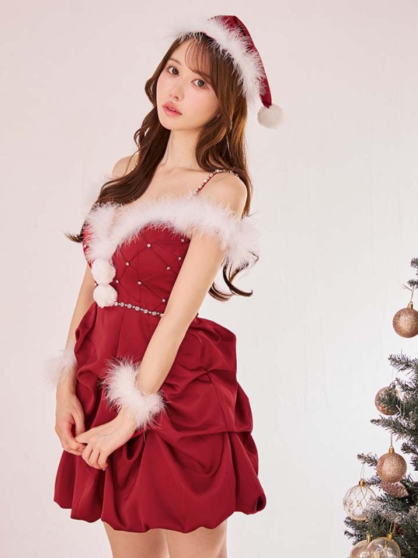 画像9: 【即日発送】【送料無料！】【サンタ】タックバルーンサンタコスプレ【コスプレ4点セット】【XS-Lサイズ/1カラー】[OF04]