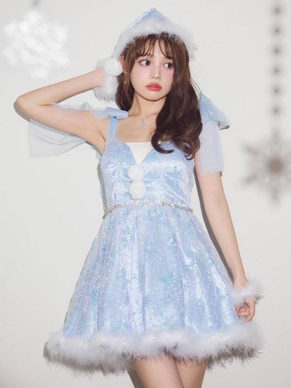 モデル:ちぃぽぽ 身長:158cm 着用サイズ:Sサイズ