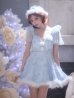 ブルー　モデル：明日花キララ　身長：162cm　着用サイズ：Sサイズ