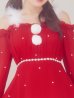 画像19: 【即日発送】【サンタ】袖付きシフォンワンピースビジューサンタコスプレ【コスプレ3点セット】【S-Mサイズ/2カラー】[OF03]