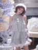ブルー　モデル：明日花キララ　身長：162cm　着用サイズ：Sサイズ