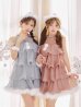 画像4: 【即日発送】【サンタ】アメスリフリルホルターネックサンタコスプレ【コスプレ4点セット】【XS-Lサイズ/2カラー】[OF03]