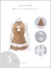 画像26: 【予約 / 10月中旬発送予定】【送料無料！】【サンタ】シフォンホルターネックティアードサンタコスプレ【コスプレ4点セット】【XS-Lサイズ/2カラー】[OF03]