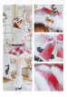 画像5: 【即日発送】【サンタ】ロゼチェックビジューライントナカイ【Malymoon/マリームーン】【コスプレ11点セット】【フリーサイズ/1カラー】[OF03] (5)