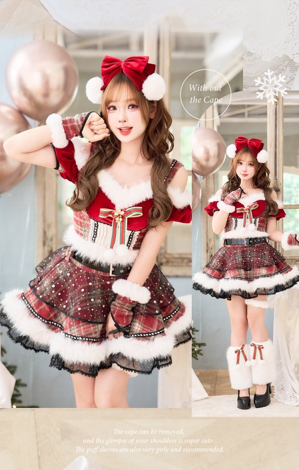 画像5: 【即日発送】【サンタ】エトワールクラシックベルサンタイ【Malymoon/マリームーン】【コスプレ11点セット】【SMサイズ/1カラー】[OF03]