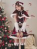 画像13: 【即日発送】【サンタ】ノエルドチェックケープサンタ【Malymoon/マリームーン】【コスプレ9点セット】【フリーサイズ/2カラー】[OF03] (13)