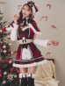 画像1: 【即日発送】【サンタ】ノエルドチェックケープサンタ【Malymoon/マリームーン】【コスプレ9点セット】【フリーサイズ/2カラー】[OF03] (1)