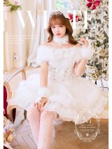 【クリスマスコスプレ13点セット】【Malymoon/マリームーン】プリンセスチュールファーサンタコスプレ【2サイズ/1カラー】【予約/12月上旬発送予定】[HC03]