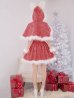 画像37: 【一部予約商品/11月中旬発送予定】【サンタコス 4点セット】【XS-XLサイズ/3カラー】ラメツイードミニワンピースサンタ[YMT]