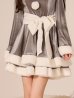 画像22: 【予約 / 10月下旬発送予定】【sugar nine サンタコス 4点セット】【XS-XLサイズ/8カラー】グリッターリボン2段フレアサンタコスプレ[YMT]