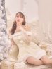 画像2: 【即日発送】【サンタコス 3点セット】【XS-XLサイズ/1カラー】オフショルダーシアーチュールフレアサンタコスプレ[OF01] (2)