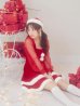 画像18: 【即日発送】【サンタコス 3点セット】【S-Lサイズ/1カラー】チュールシアーフレアサンタコスプレ[YMT]
