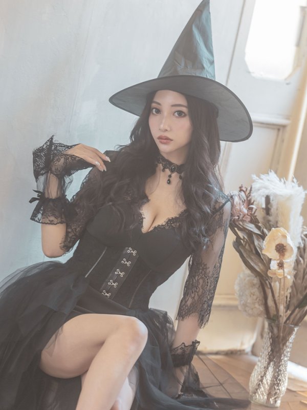 画像14: 【即日発送】ブラックバニーコスプレセット【sugar nineハロウィンコスプレ4点セット】 【S-XLサイズ/1カラー】[HC03]