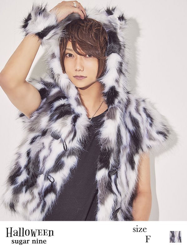 画像3: 【SALE!!】【即日発送】メンズウルフ/アニマルコスプレセット【sugar nineハロウィンコスプレ4点セット】【Fサイズ/1カラー】【HC02】
