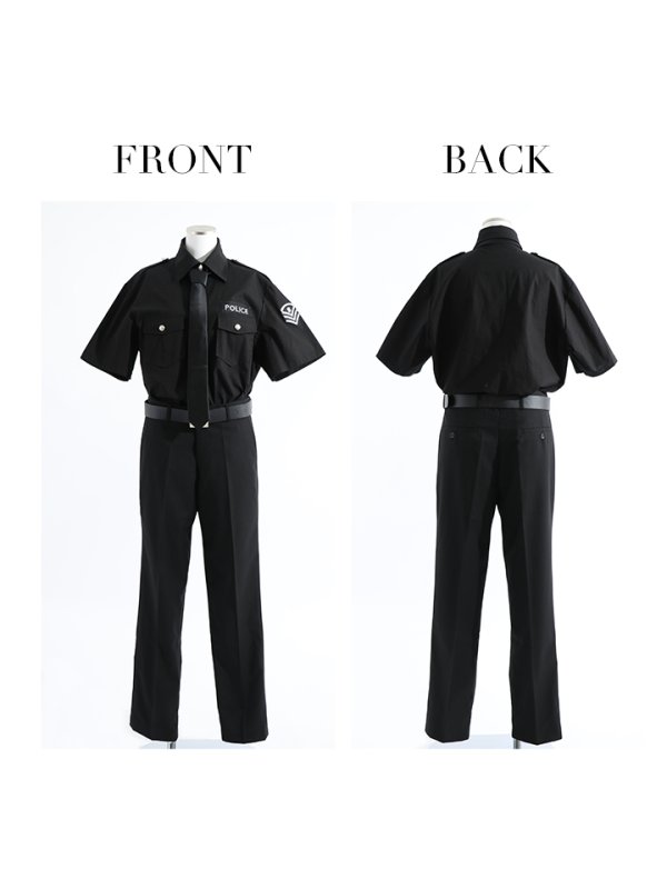 画像37: 【SALE!!】【即日発送】【ハロウィン】 ポリスコスプレ【コスプレ2点セット】【コスプレ5点セット】【XS-XLサイズ/1カラー】【M-XLサイズ/1カラー】[OF01-Bg/OF01-Bsv]