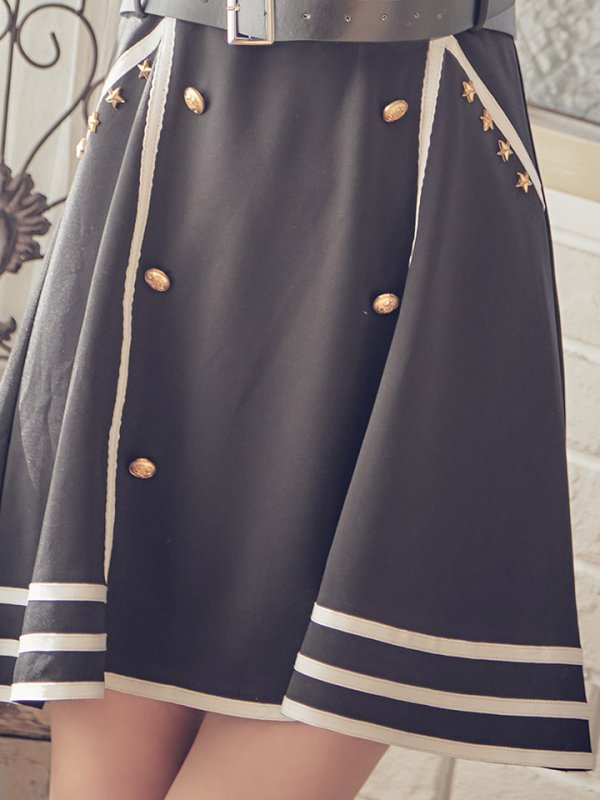 画像12: 【即日発送】即日発送!ブラックポリスコスプレセット【sugar nineハロウィンコスプレ5点セット】【2サイズ/1カラー】[HC02-Bsv/-Bg]