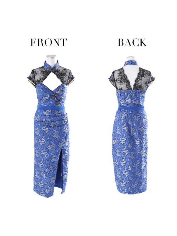 画像28: 【即日発送】ロングスカートチャイナ服ドレスコスプレセット【ハロウィンコスプレ2点セット】【4サイズ/2カラー】(SE01YN)【OF01】