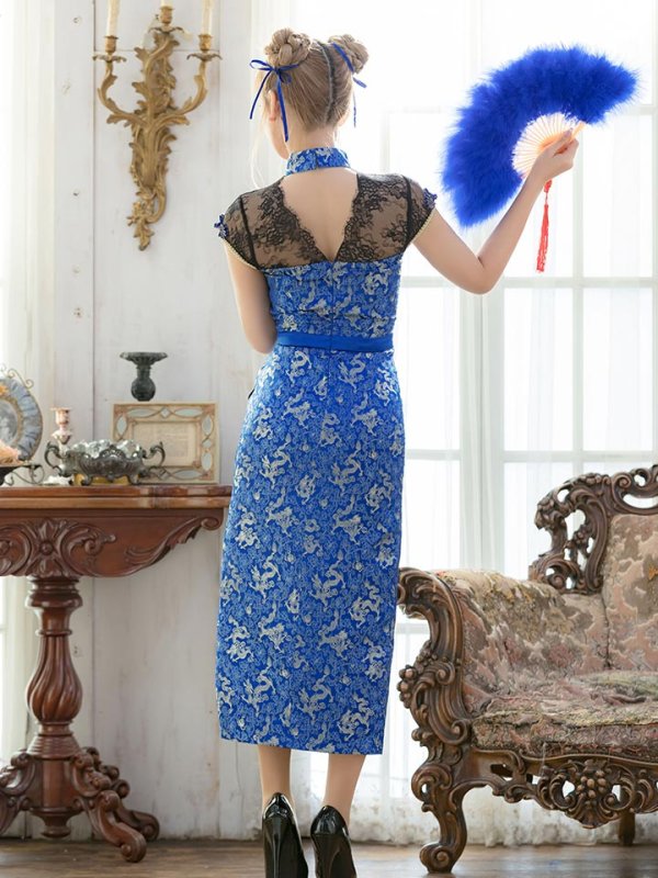 画像11: 【即日発送】ロングスカートチャイナ服ドレスコスプレセット【ハロウィンコスプレ2点セット】【4サイズ/2カラー】(SE01YN)【OF01】