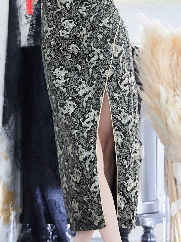 画像21: 【即日発送】ロングスカートチャイナ服ドレスコスプレセット【ハロウィンコスプレ2点セット】【4サイズ/2カラー】(SE01YN)【OF01】