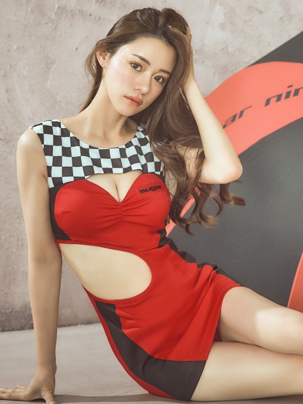 画像18: 【即日発送】【ハロウィン】レースクイーンコスプレ【XS-Mサイズ/2カラー】[OF01]